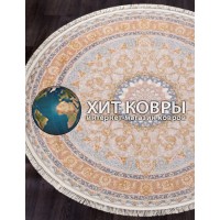 Иранский ковер Shahname 1200 129 Крем круг